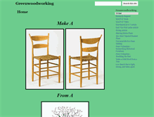 Tablet Screenshot of greenwoodworking.com